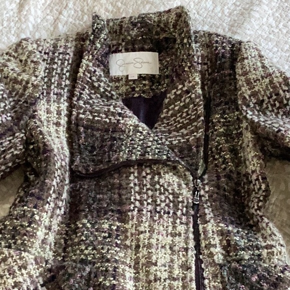 ModCloth Jessica Simpson wool blend zippered car coat, L, used. - Picture 6 of 11